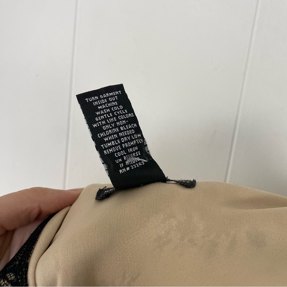 VTG NY&CO Sz M Babydoll Top Romantic Fairy Grunge Whimsygoth Lace Sheer Mesh - Picture 7 of 11